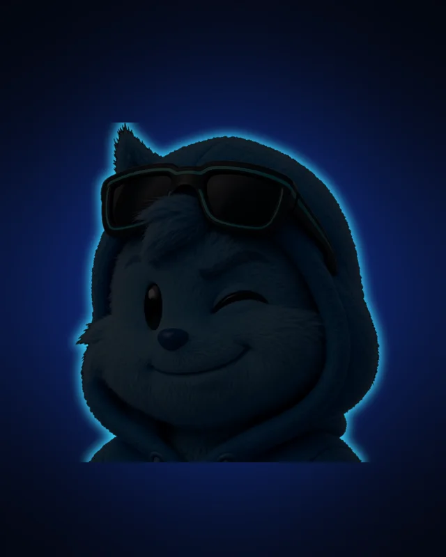 Shadowed teaser of Lucky's head